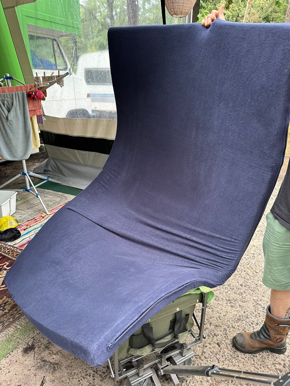 Matras topper twijfelaar 120x200, Ophalen, Zo goed als nieuw
