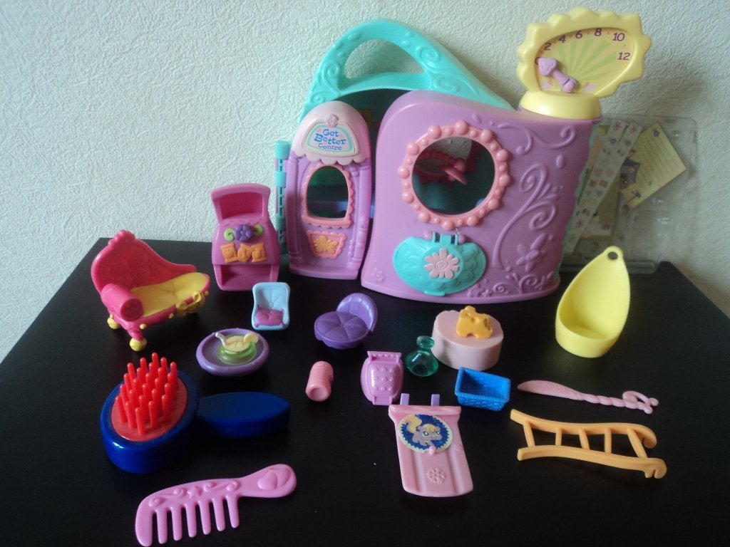 Littlest Pet Shop Dieren ziekenhuis, Verzenden, Zo goed als nieuw, Poppenhuis