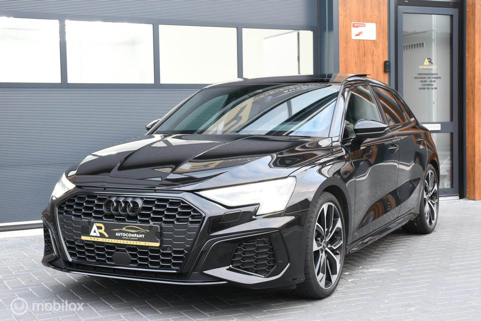 Audi A3 Sportback 2.0 TDI 150PK S line Automaat Matrix LED, Auto's, Gebruikt, 4 cilinders, 150 pk, Zwart
