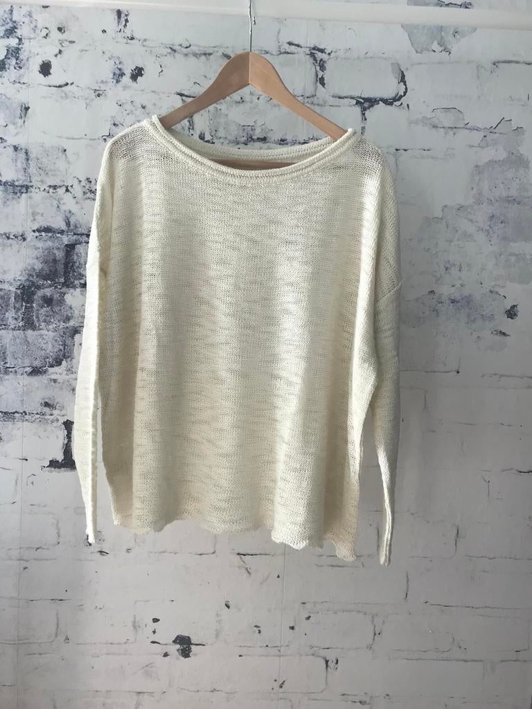 Moost Wanted Estavaja knitted shirt maat S, Verzenden, Wit, Zo goed als nieuw, Lange mouw