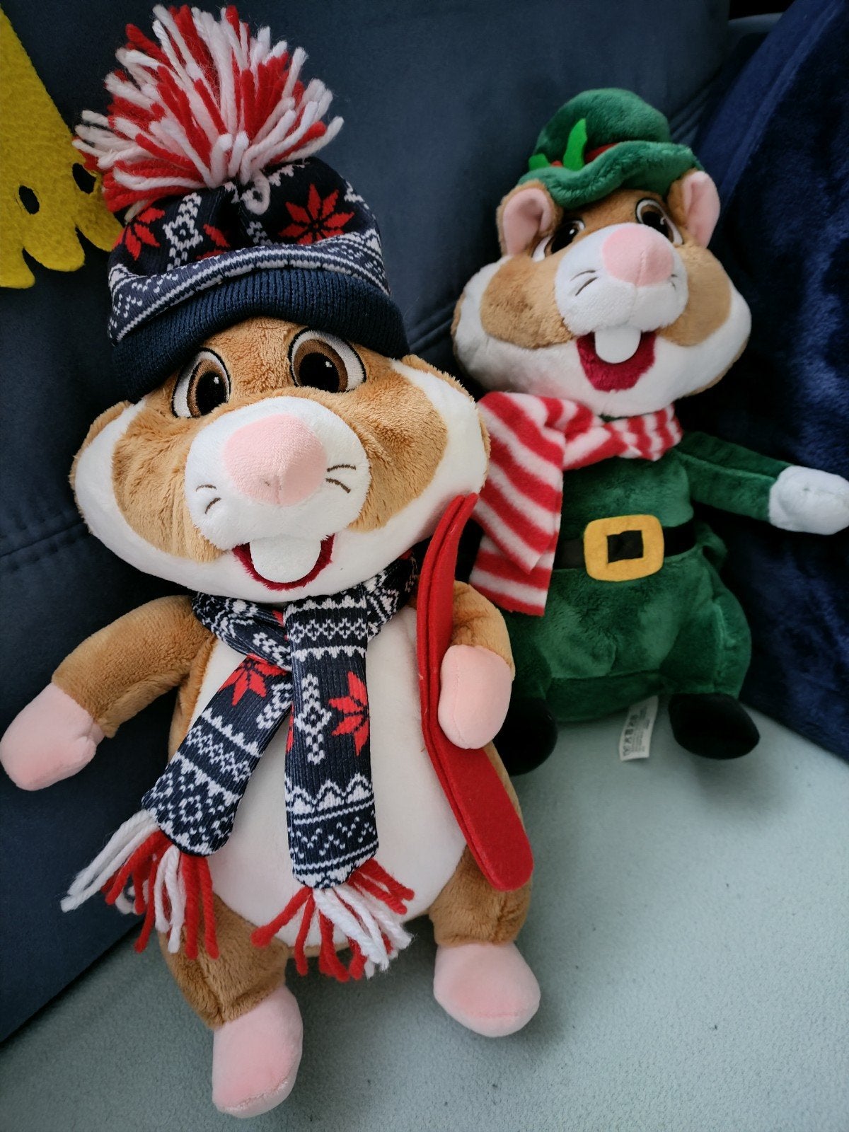 Twee AH Hamster Knuffels - Winter en Elf Thema, Ophalen of Verzenden