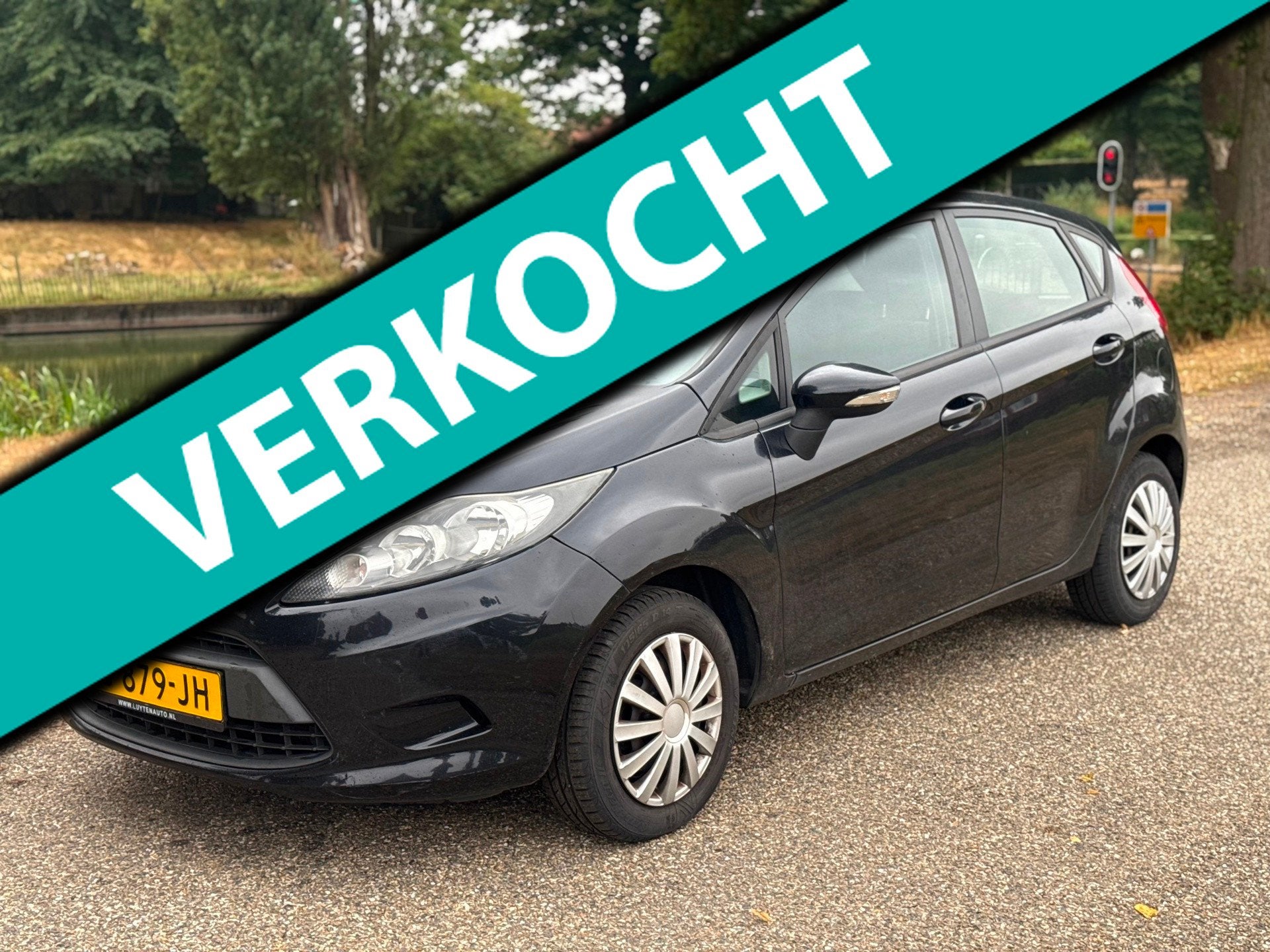 Ford Fiesta 1.25 Trend|5 Deurs|Airco|Nieuwe apk, Auto's, Voorwielaandrijving, 1242 cc, 82 pk, Zwart