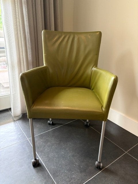 Eetkamer stoelen, Ophalen, Gebruikt, Overige kleuren, Leer