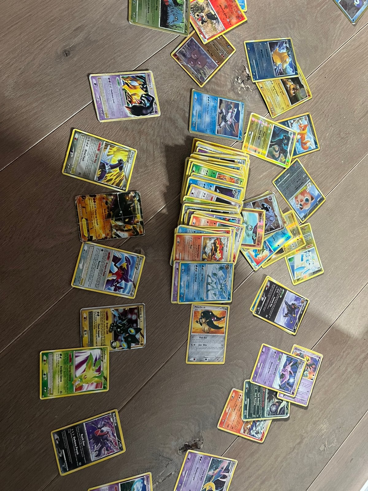 Grote partij Pokémonkaarten – LV.X, EX, holo, rare, bulk, Ophalen of Verzenden, Gebruikt, Meerdere kaarten