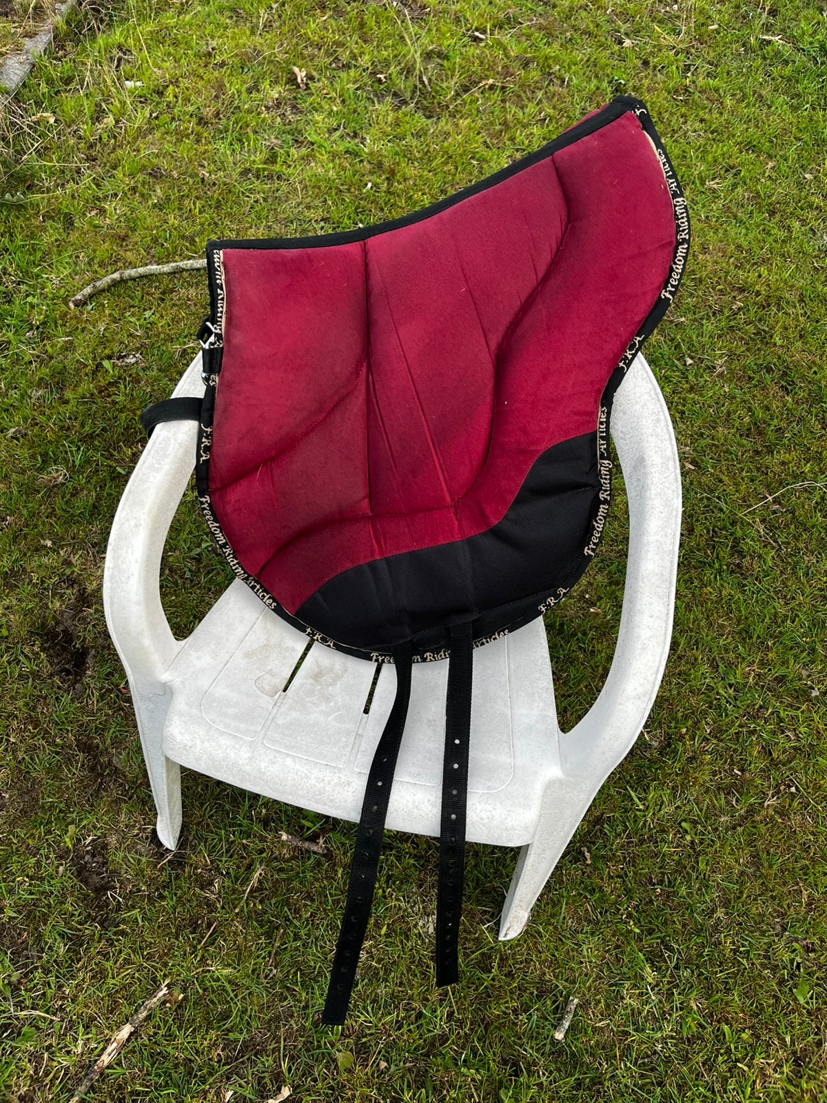 F.R.A Dardo Barebackpad rood, Gebruikt, Overige merken, 500 g, Ophalen of Verzenden