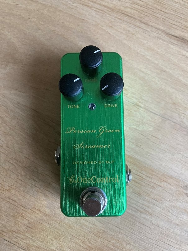 One Control Persian Green Screamer, Muziek en Instrumenten, Effecten, Zo goed als nieuw, Distortion, Overdrive of Fuzz, Ophalen of Verzenden