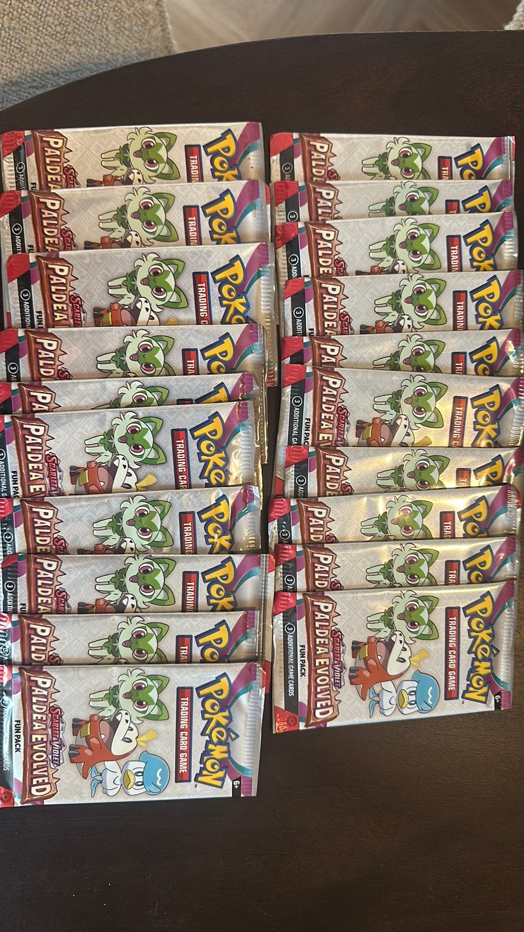 20 Pokémon Paldea Evolved Fun Packs - NIEUW, Hobby en Vrije tijd, Verzamelkaartspellen | Pokémon, Ophalen of Verzenden, Nieuw