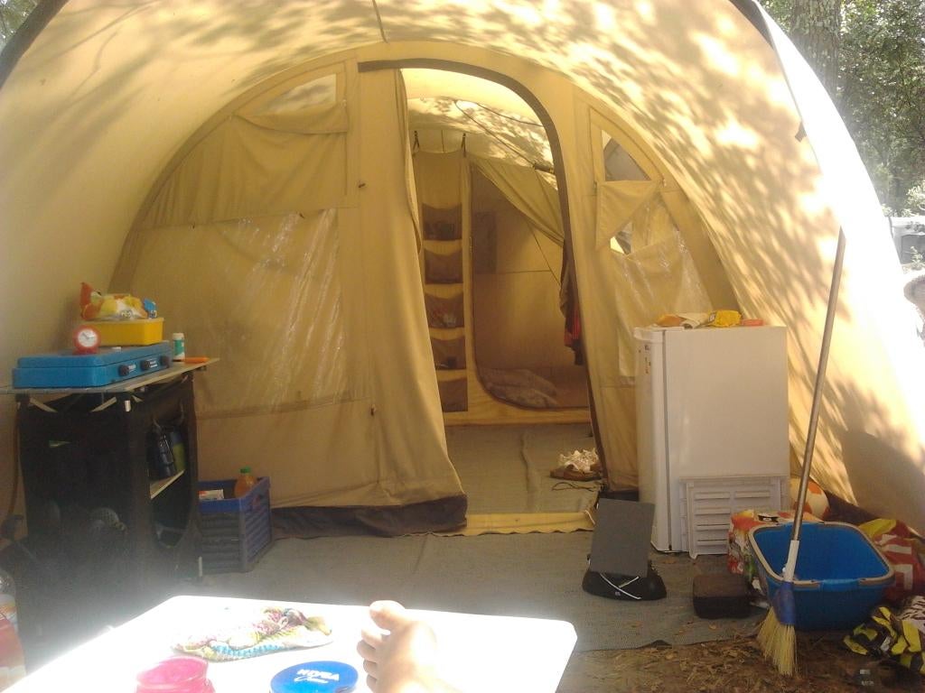 Bardani Villanova 320 – Luxe Katoenen 4-Persoons Tent, Ophalen, Zo goed als nieuw, Tot en met 4
