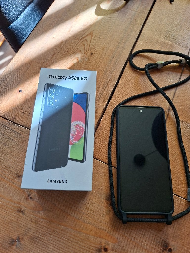 Samsung Galaxy A52s 5G - 128 GB - Zwart (met doos) zgan!