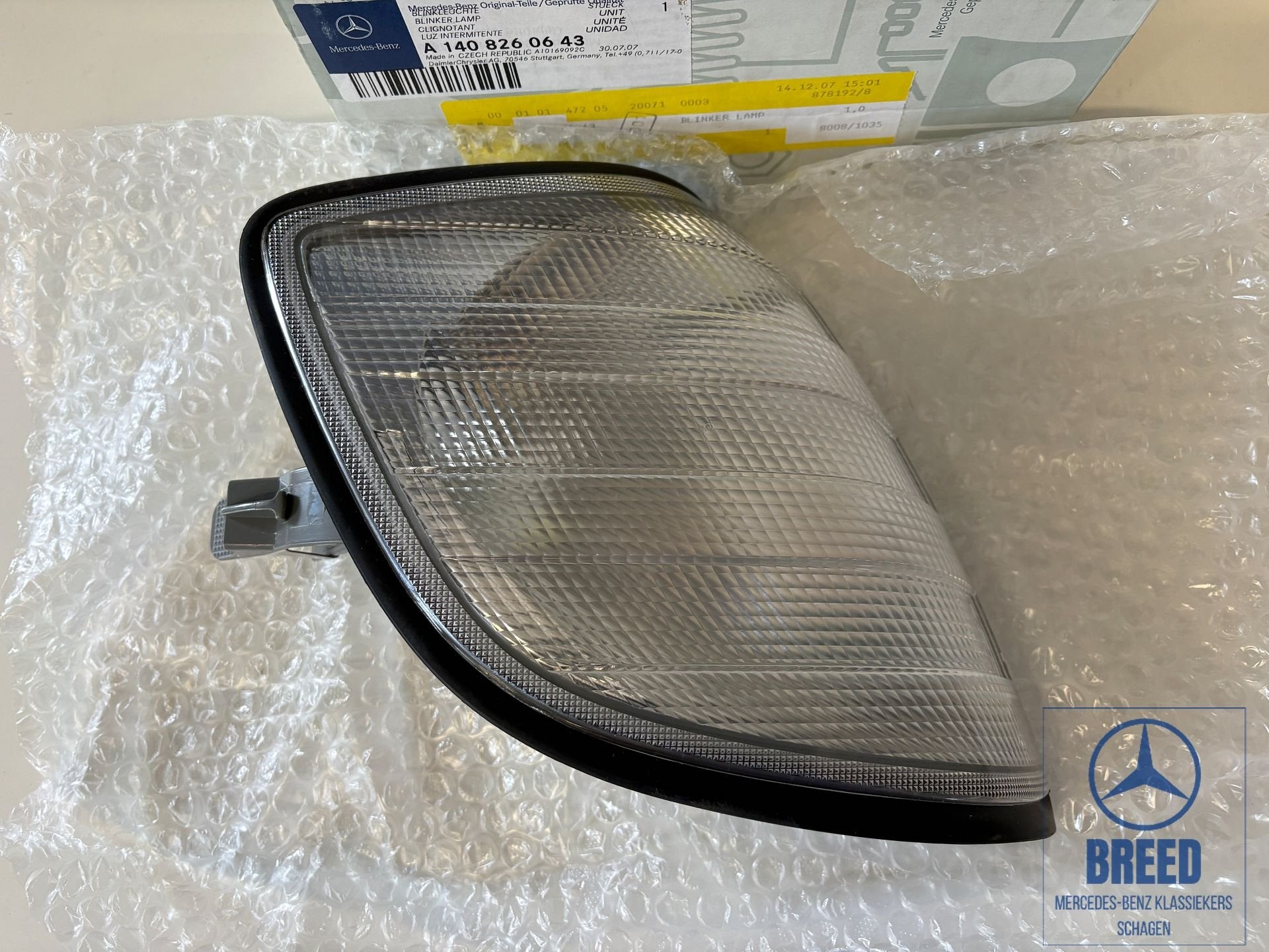 NOS knipperlicht rechts wit voor Mercedes-Benz W140, -, Nieuw, Ophalen of Verzenden, -