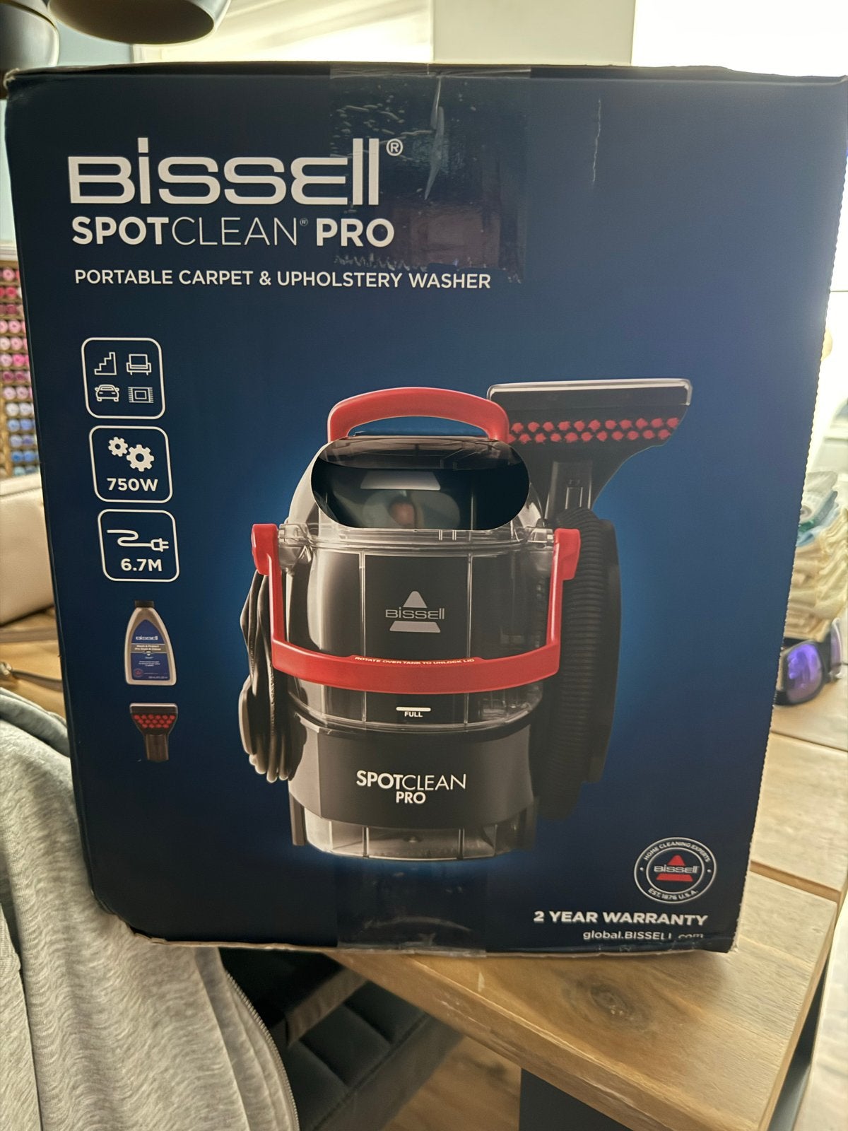 Bissell SpotClean Pro Vlekkenreiniger - Nieuw in doos, Doe-het-zelf en Verbouw, Reinigingsmachines, Ophalen, Nieuw, Overige typen
