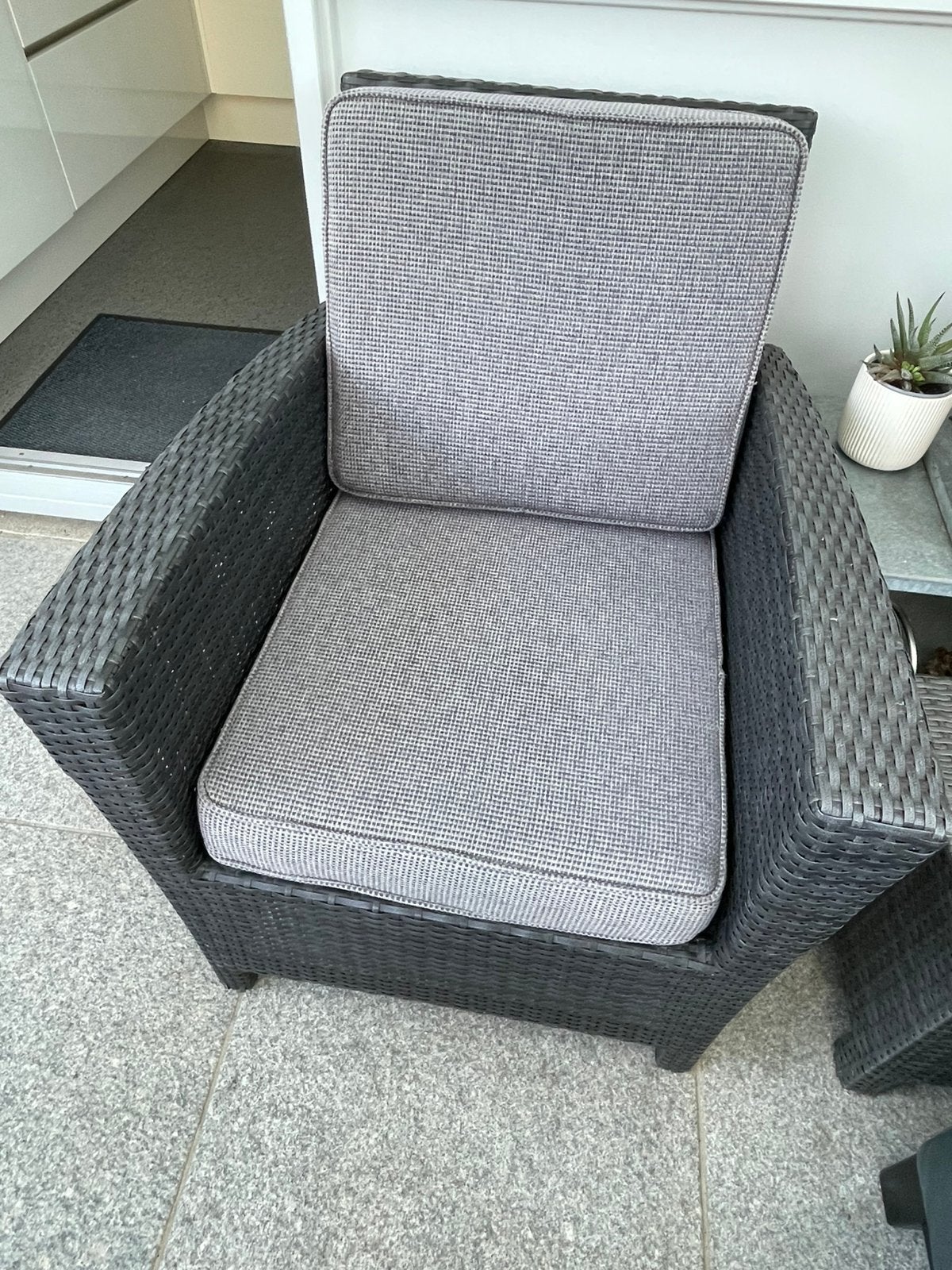 Comfortabele tuinstoel, Ophalen, Gebruikt, Kunststof