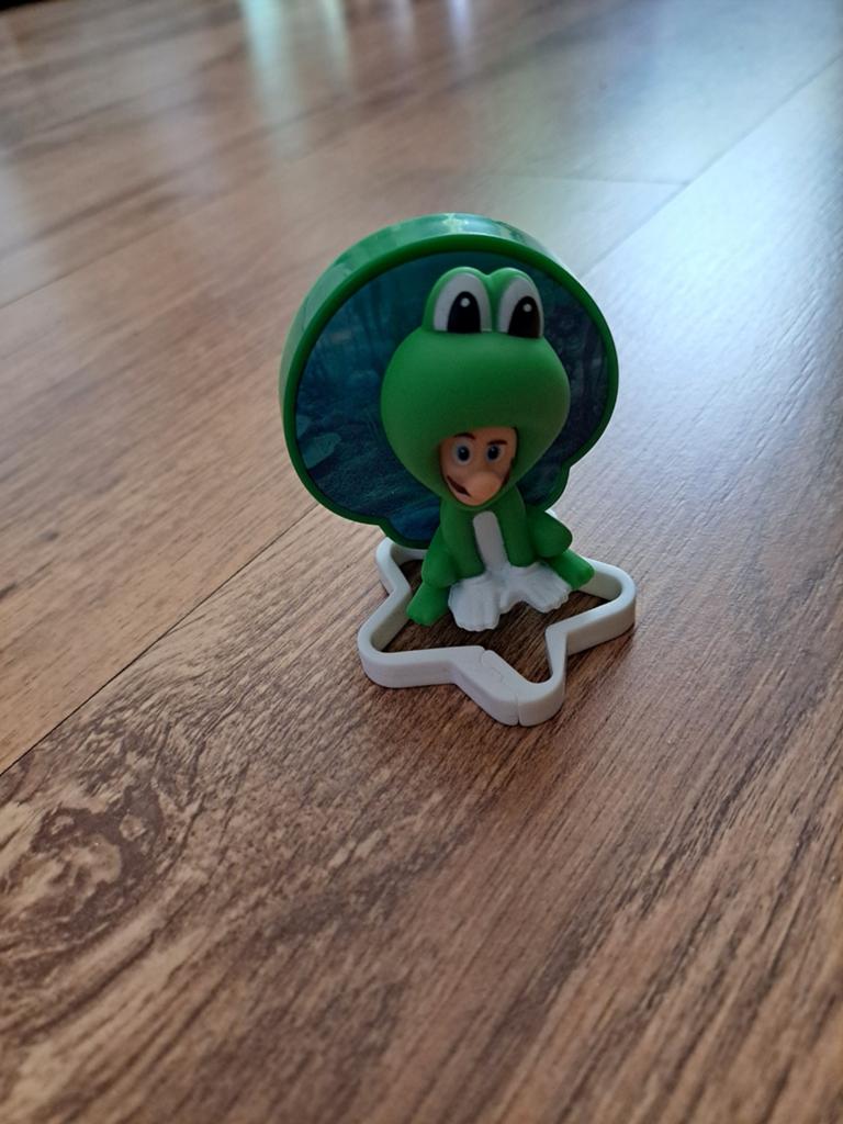 Mc donalds figuur kikker luigi, Ophalen of Verzenden, Zo goed als nieuw
