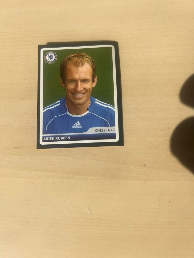 Arjen Robben Panini UEFA Champions League 2006-2007 Sticker, Ophalen of Verzenden, Zo goed als nieuw, Sport