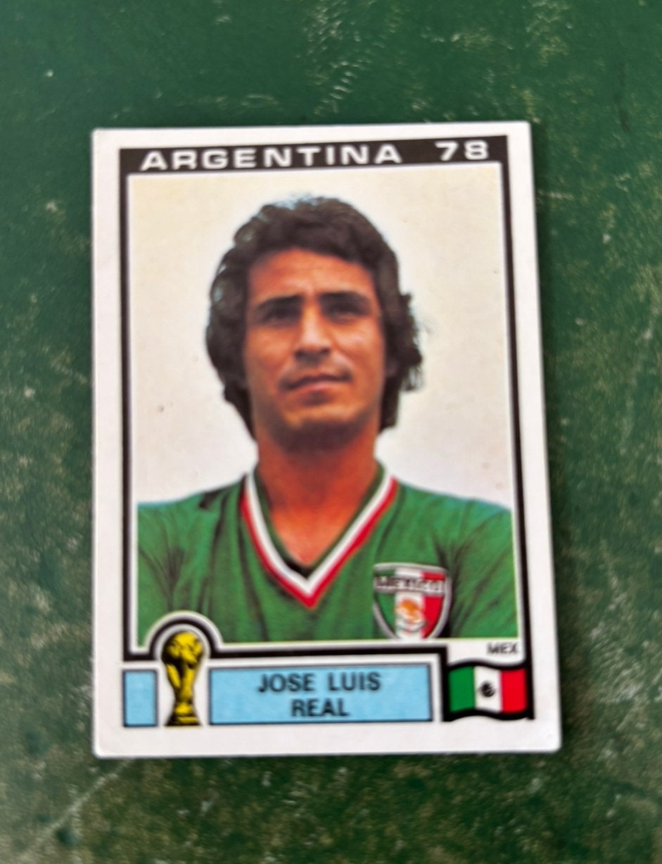 Panini plaatje Jose Luis Real Mexico WK 78, Ophalen of Verzenden