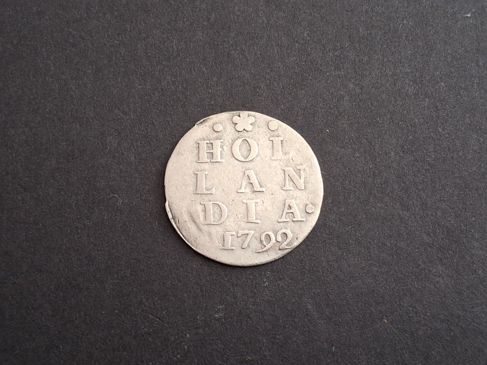 Zilveren 2 stuiver Hollandia 1792, Verzenden, Vóór koninkrijk, Losse munt, Zilver