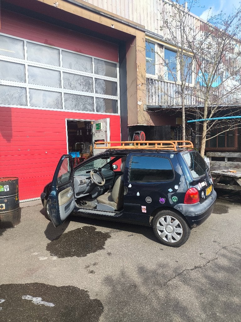 Renault Twingo 1.2 16V E4 2006 metalic groen/blauw/zwart, Auto's, Voorwielaandrijving, 4 cilinders, 4 stoelen, Handgeschakeld