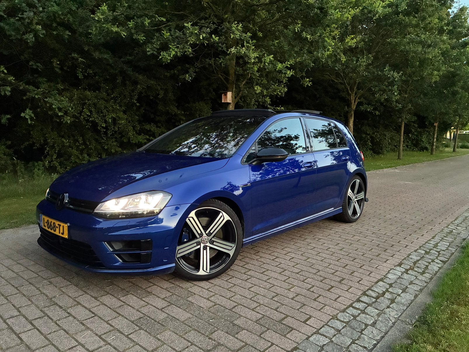 Volkswagen Golf 2.0TSI R 4M, Pano, Automaat, 380PK Vol Optie, Auto's, Automaat, Euro 6, 4 cilinders, 1984 cc