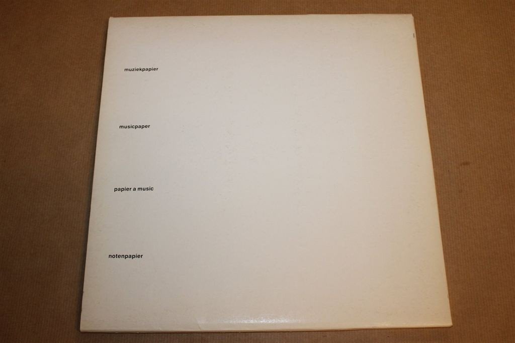 Muziekpapier — Kwadraat-blad Grafisch Muziekspel 1970, Ophalen of Verzenden, Gelezen, Artiest