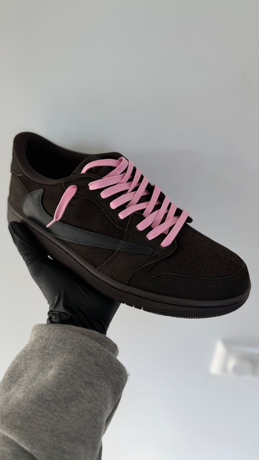 Nike Air Jordan 1 Low Travis Scott Velvet Brown, Verzenden, Nieuw, Bruin, Sneakers of Gympen