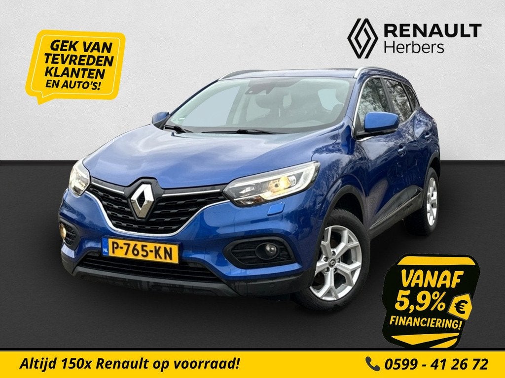 Renault Kadjar 1.3 TCe Zen CRUISE / TREKHAAK / STOELVERW., Voorwielaandrijving, Kadjar, Gebruikt, Euro 6