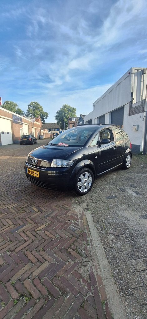 Audi A2 1.4 S Line, Auto's, Gebruikt, 4 cilinders, 4 stoelen, Zwart