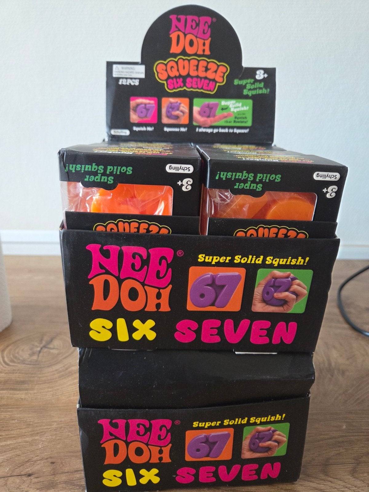 NeeDoh Squeeze Stressbal - Super Solid Squish!, Ophalen of Verzenden, Nieuw, Jongen of Meisje