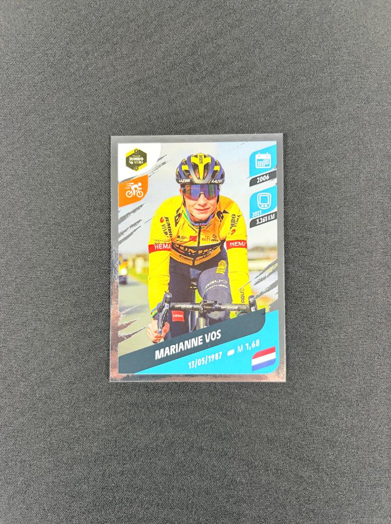 Marianne Vos Panini Tour de France 2022 Sticker Jumbo Visma, Verzenden, Zo goed als nieuw, Overige sporten, Poster, Plaatje of Sticker