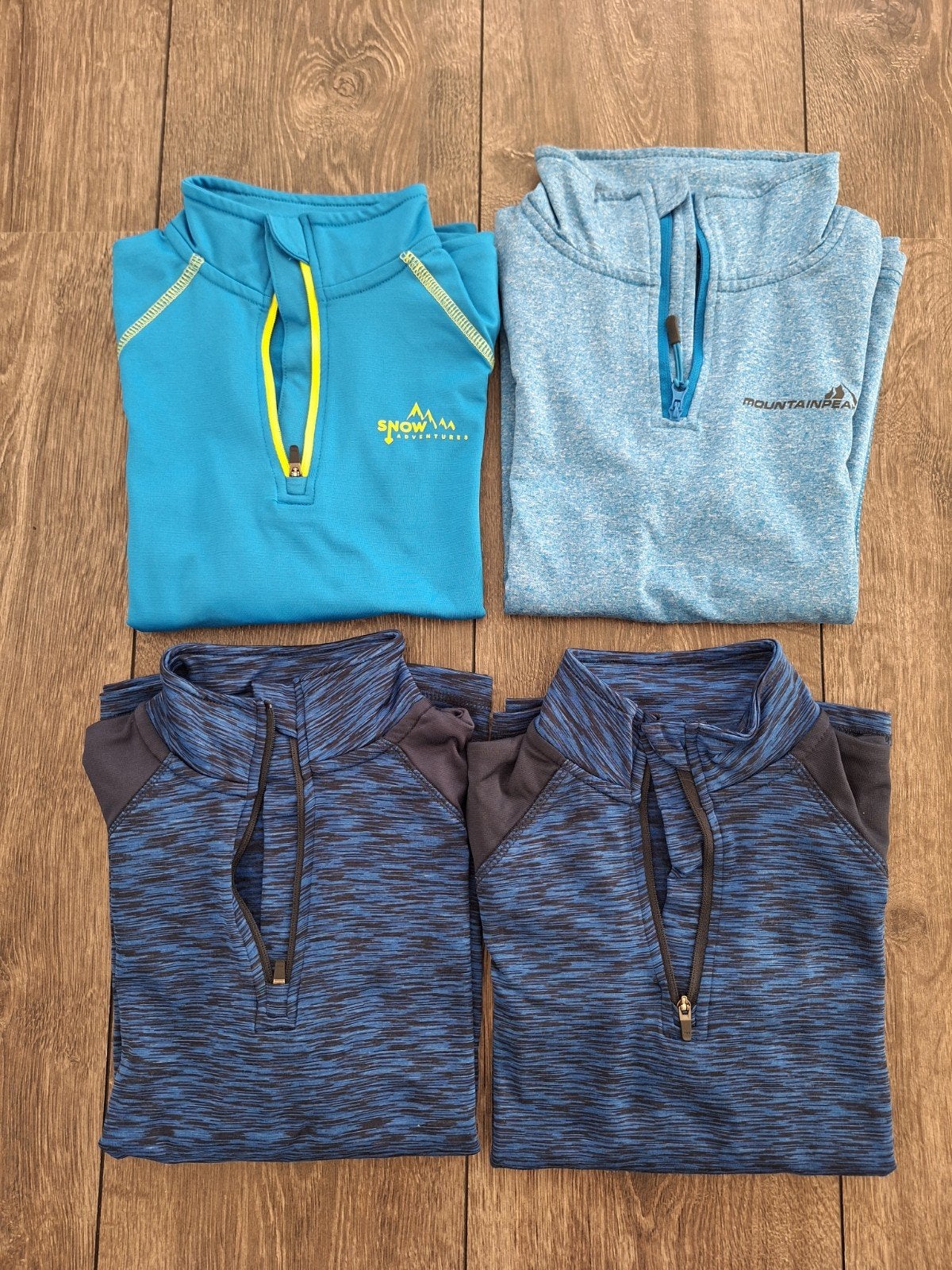 4 skipully's: Crivit (3x) en Mountainpeak (1x), Sport en Fitness, Ophalen of Verzenden, Kleding, Overige merken