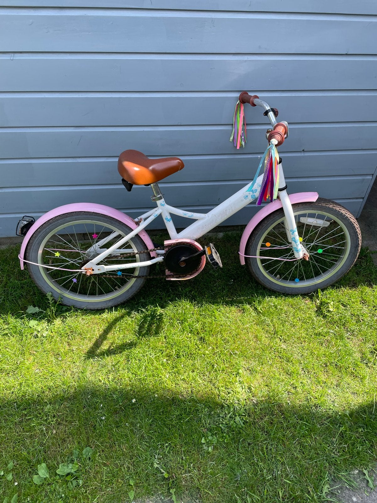 Meisjes kinder fiets 16 inch, Ophalen, Gebruikt, Terugtraprem, 16 tot 20 inch