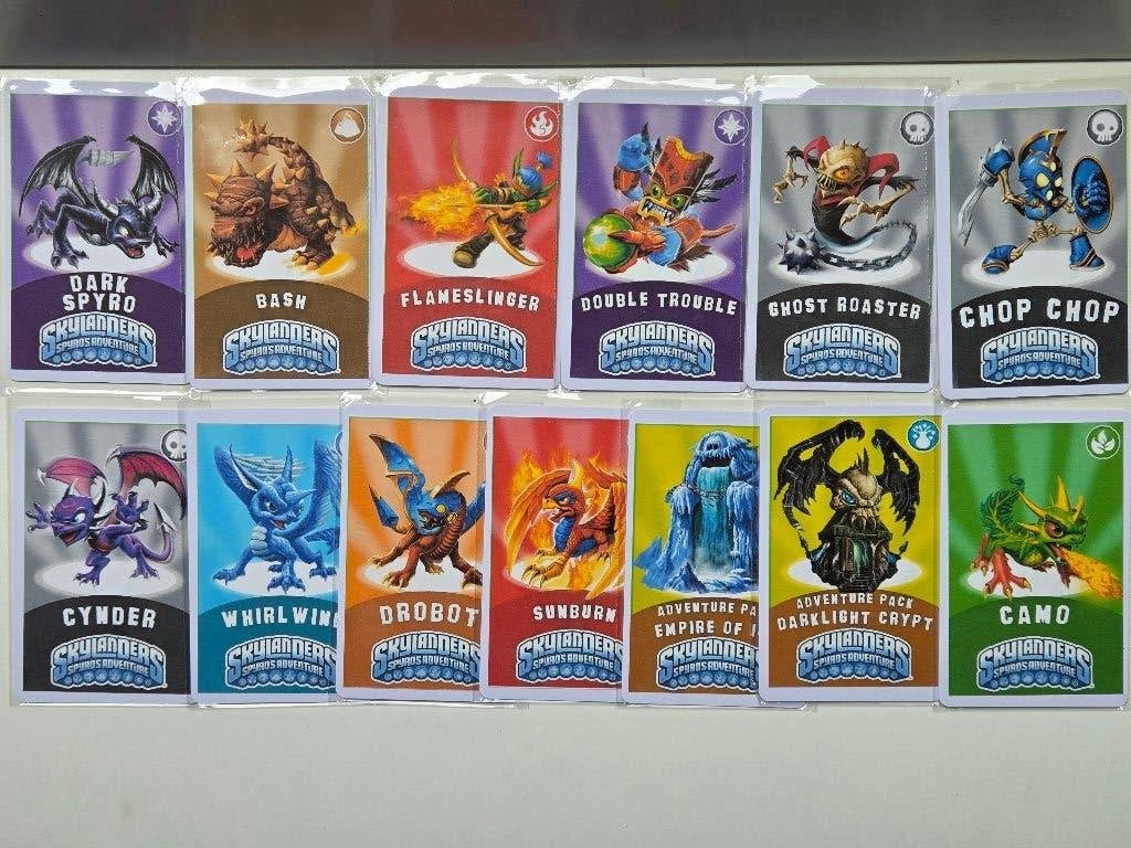 Skylanders Spyro's Adventure NFC kaarten, Avontuur en Actie, 2 spelers, Ophalen of Verzenden, Zo goed als nieuw