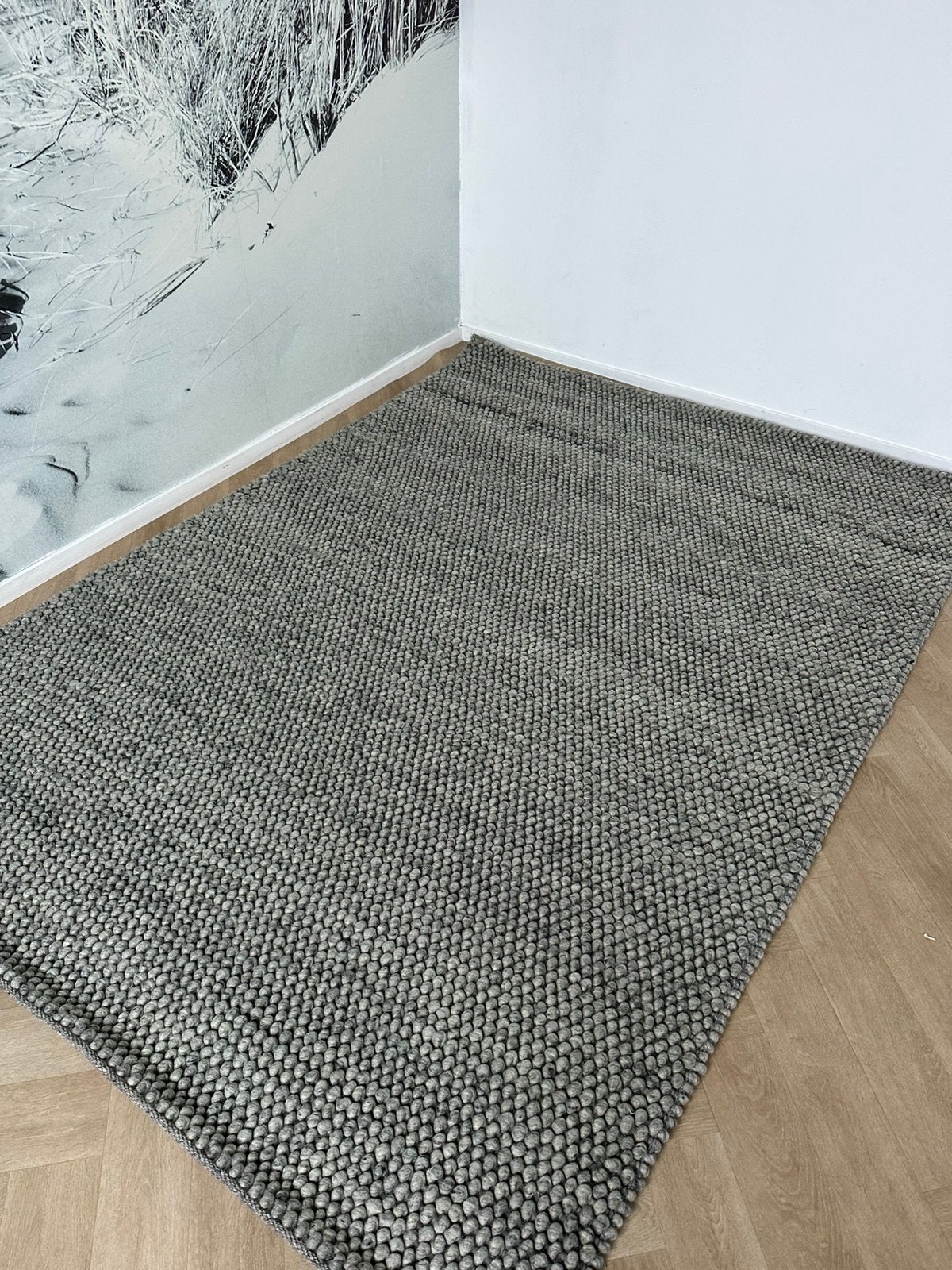 Pronto Cilento grey 160/240 wol bolletjes, Huis en Inrichting, Stoffering | Tapijten en Kleden, Ophalen of Verzenden, 200 cm of meer