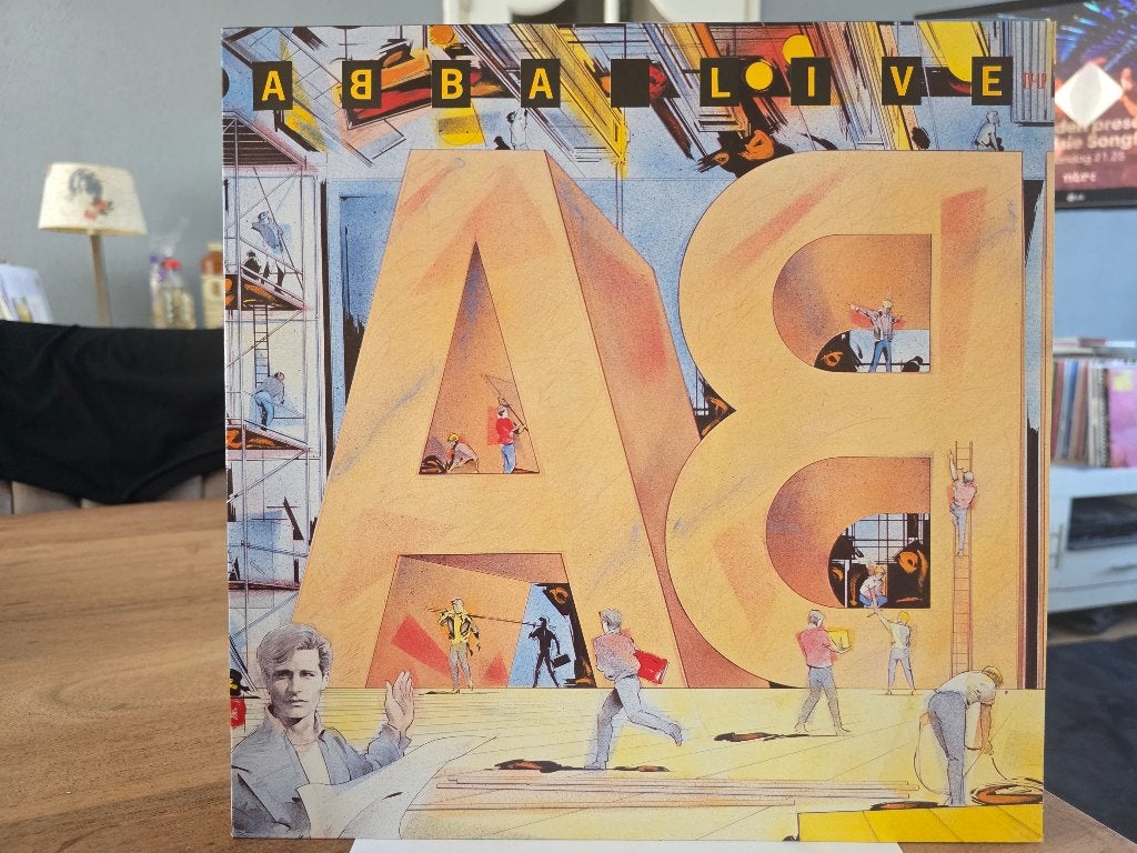 LP ABBA – LIVE, Cd's en Dvd's, Vinyl Singles, LP, Gebruikt, Ophalen of Verzenden, Pop