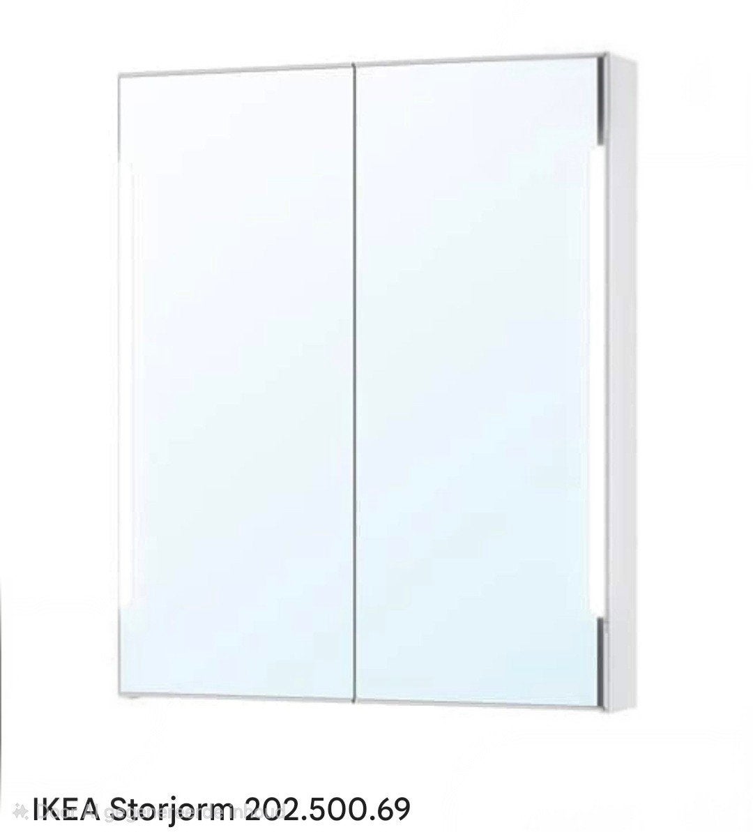 Godmorgon Spiegelkast met verlichting 80cm breed, Ophalen, Gebruikt, Overige typen