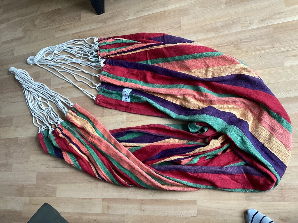 Hangmat amazonas, Tuin en Terras, Ophalen, Zo goed als nieuw, Eenpersoons, Opvouwbaar