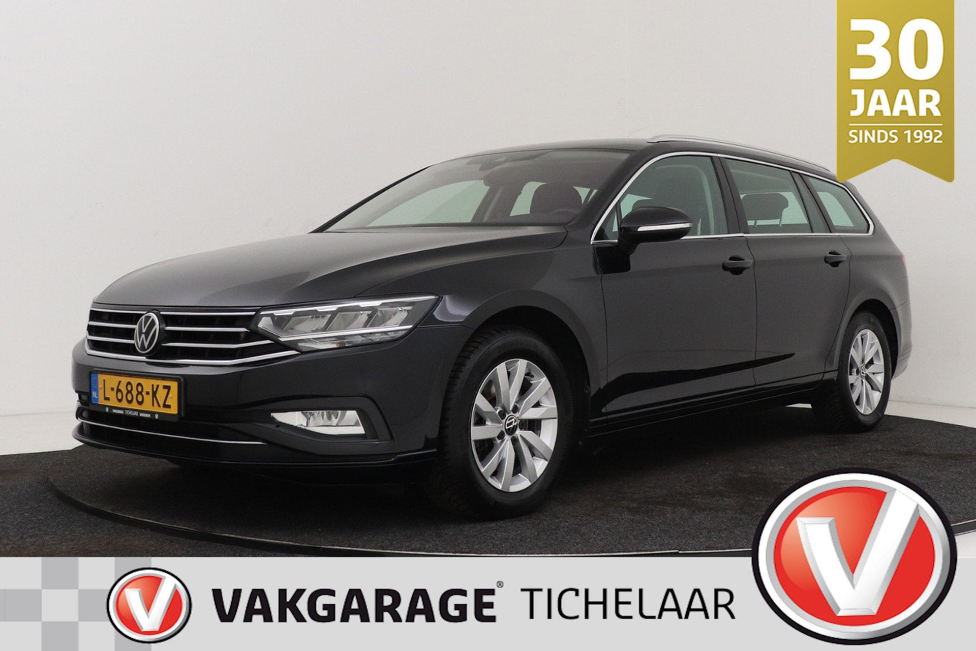 Volkswagen Passat Variant 1.5 TSI Business | Trekhaak | Org, Auto's, Volkswagen, 4 cilinders, 150 pk, Zwart, Origineel Nederlands