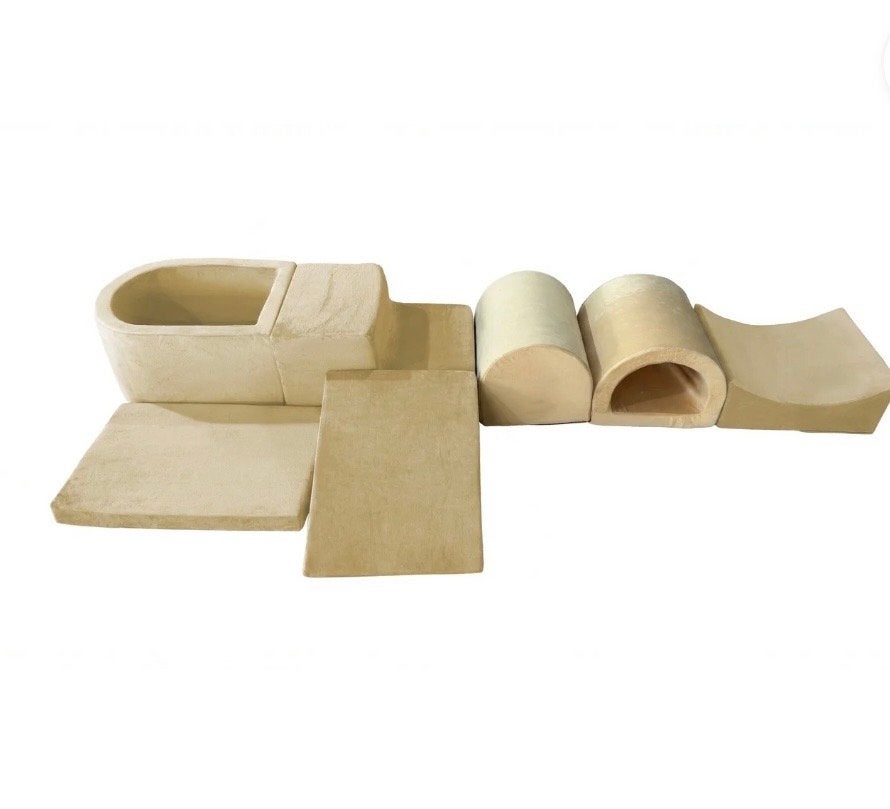Foam speelset met ballenbak en ballen - Beige, Ophalen, Zo goed als nieuw, Overige typen