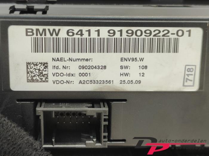 Kachel Bedieningspaneel van een BMW 1-Serie, Gebruikt, -, -, Ophalen of Verzenden