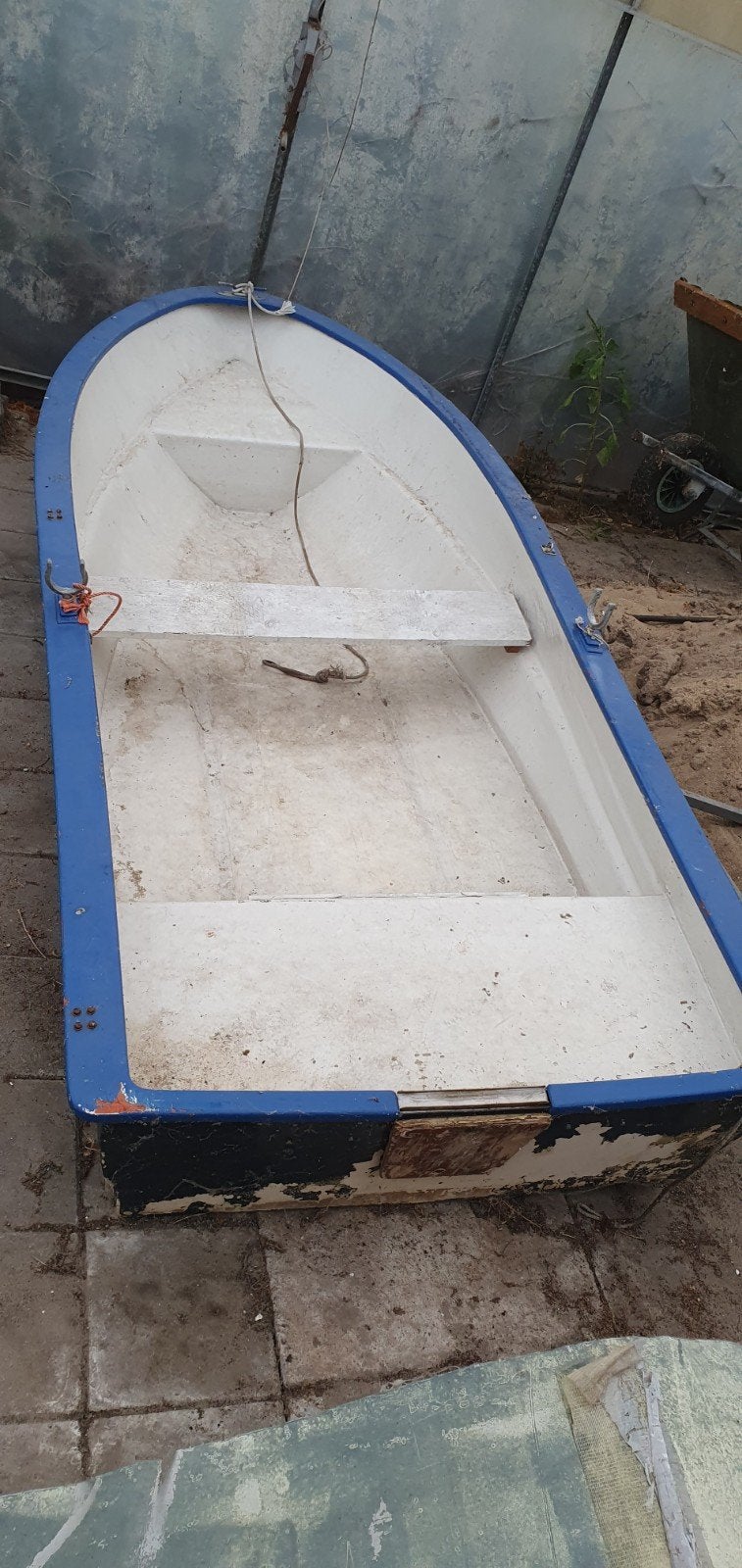 polyester bootje, Ophalen, Gebruikt