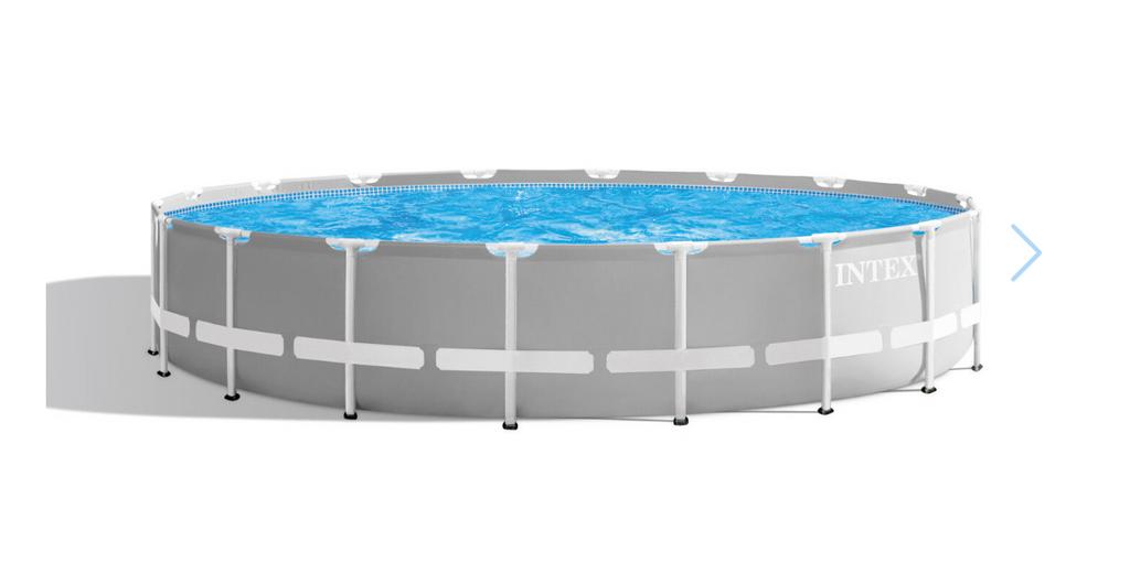 Te koop zwembad 550cm, zandfilter pomp, zoutwatersysteem, Ophalen, Overige typen, Zo goed als nieuw, 400 cm of meer