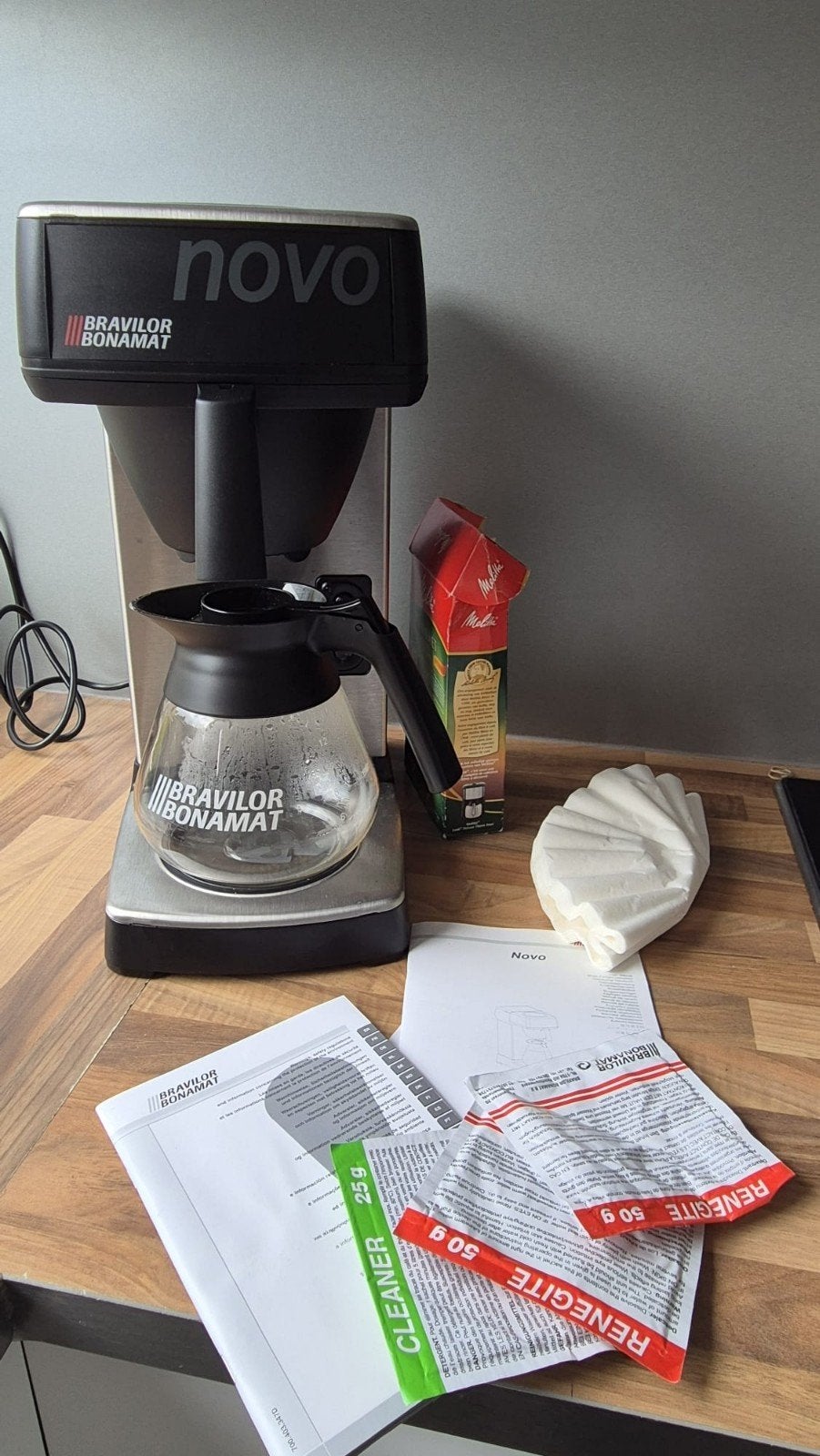 Bravilor Bonamat Novo Koffiezetter - Filterkoffie, 10 kopjes of meer, Koffiemachine, Gemalen koffie, Ophalen of Verzenden