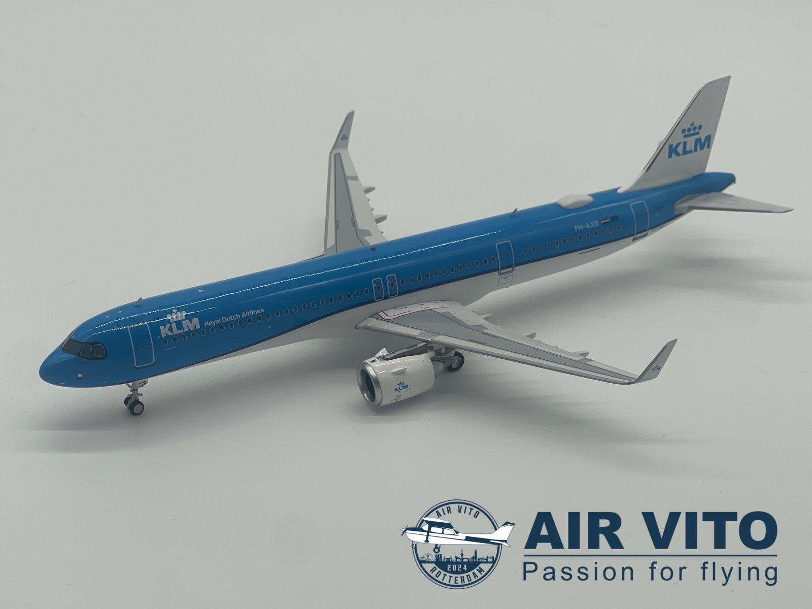 Airbus A321neo KLM Royal Dutch Airlines "Braamvlinder, Verzamelen, Luchtvaart en Vliegtuigspotten, 2992jb, Schaalmodel, Nieuw