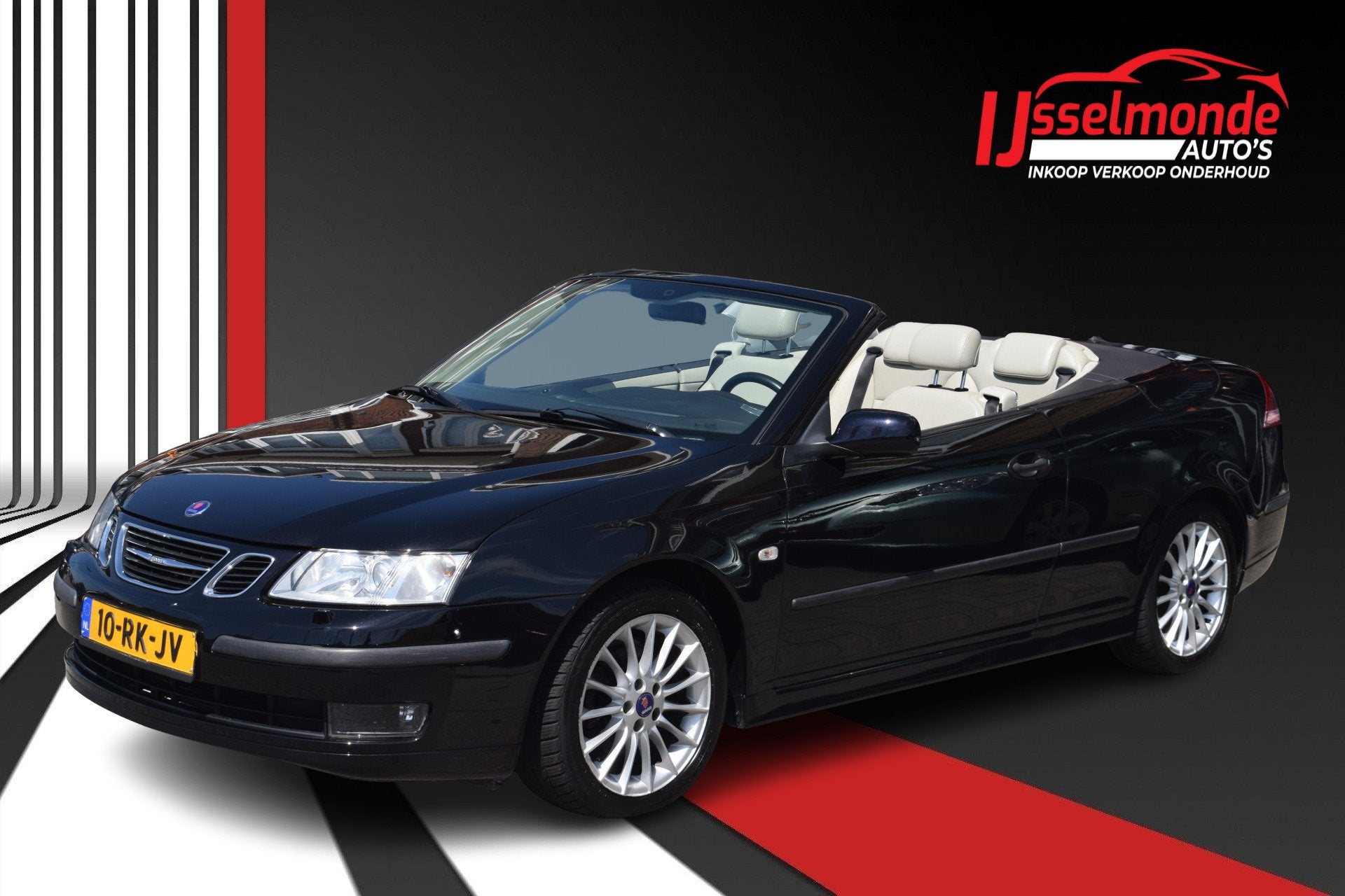 Saab 9-3 Cabrio 1.8t Vector 1E EIG NL AUTO 75.253 KM NAP, Auto's, Saab, 1998 cc, Gebruikt, 4 cilinders, 4 stoelen