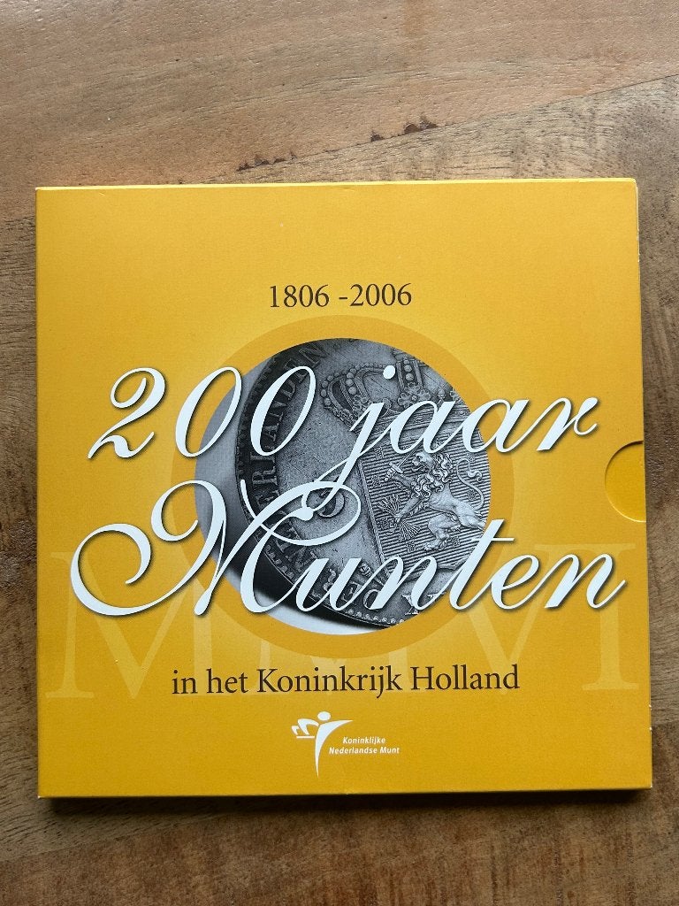 Zilveren 200 jaar munten in het Koninkrijk Holland munt, Postzegels en Munten, Munten | Nederland, Vóór koninkrijk, Setje, Zilver