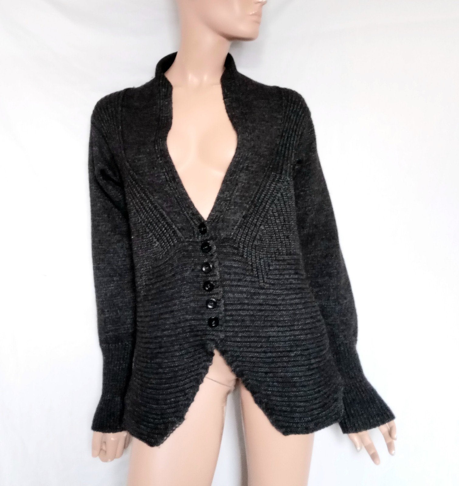 ZEITLOS BY LUANA Vest , Maat L , ALPACA , MERINO, Kleding | Dames, Ophalen of Verzenden, Zo goed als nieuw, Maat 42/44 (L), Grijs