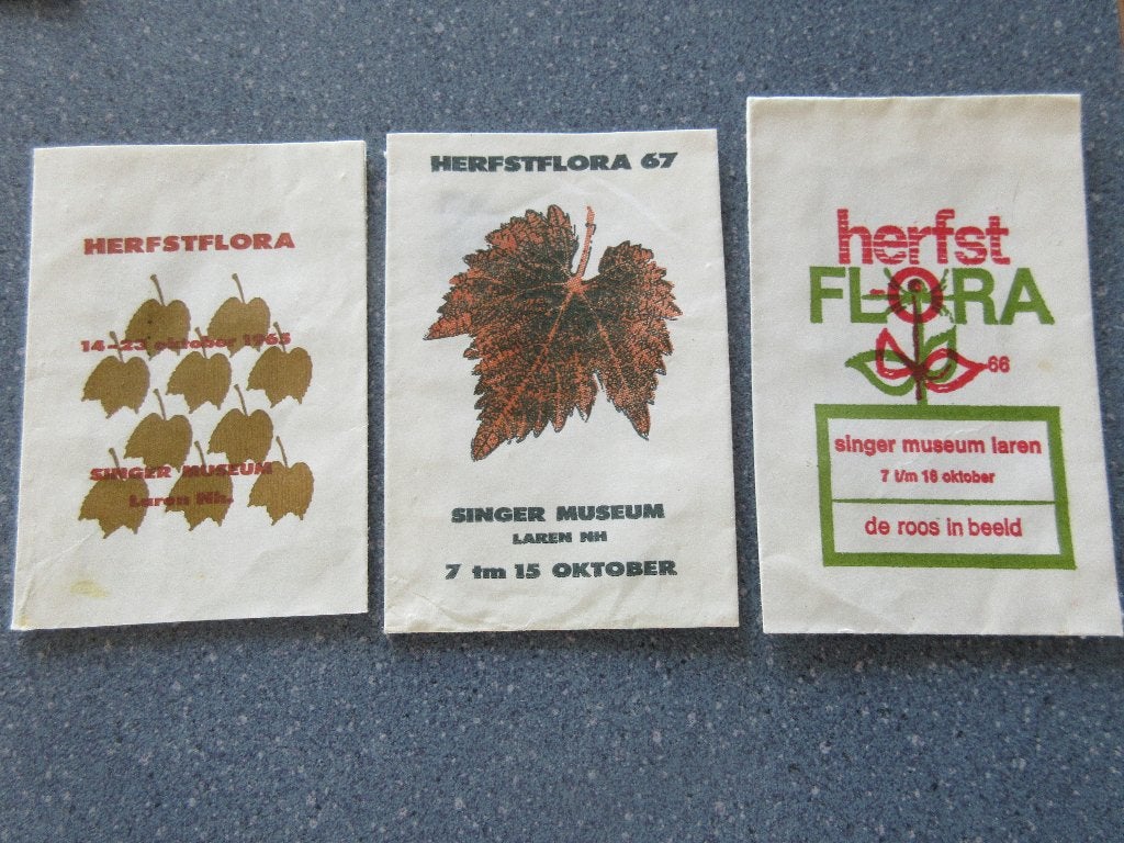 3 x Laren, Singer Museum / Herfstflora, Verzenden, Nederland