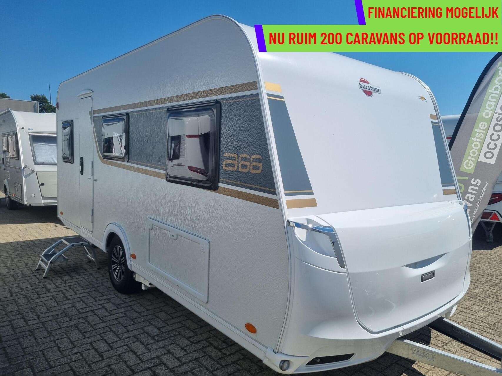 Bürstner B66 PREMIO 490 TL MOVER + LUFIEL + MAXX FAN, Caravans en Kamperen, Caravans, Bedrijf, Bürstner, 6 tot 7 meter, Luifel