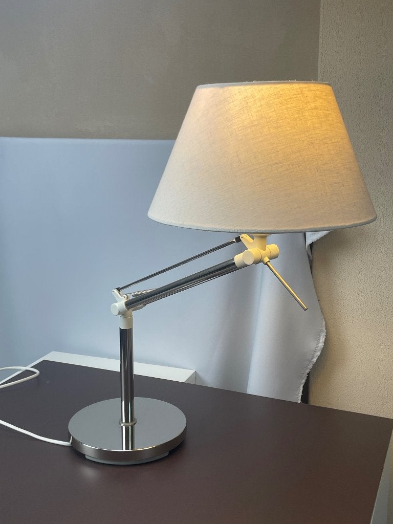 Ikea Samtid lamp (bureaulamp), offset lichtbron, hangend, Ophalen of Verzenden, Zo goed als nieuw, Stof, 50 tot 75 cm