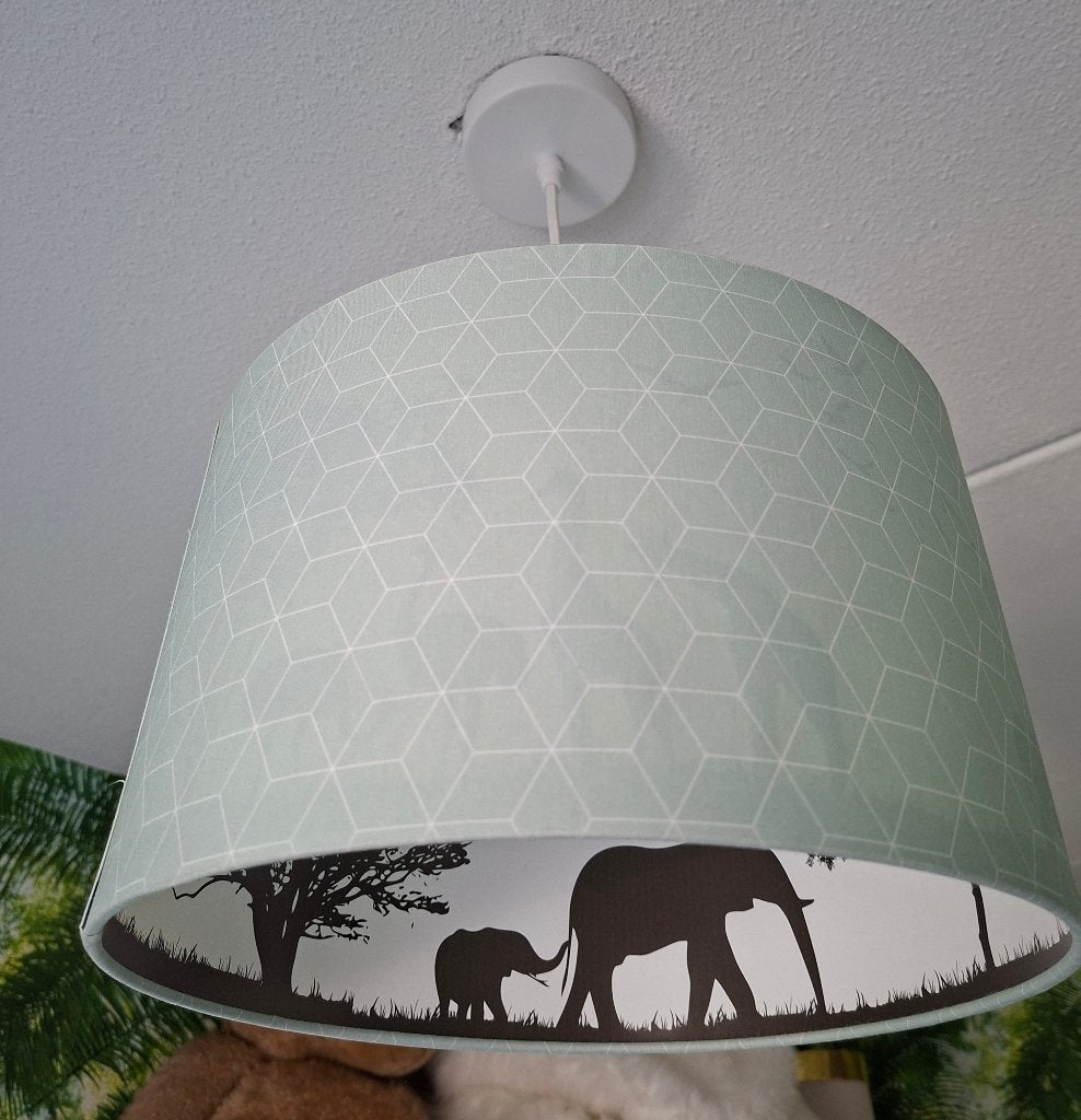 Hanglamp safari dieren, Ophalen, Zo goed als nieuw, Lamp, Overige merken