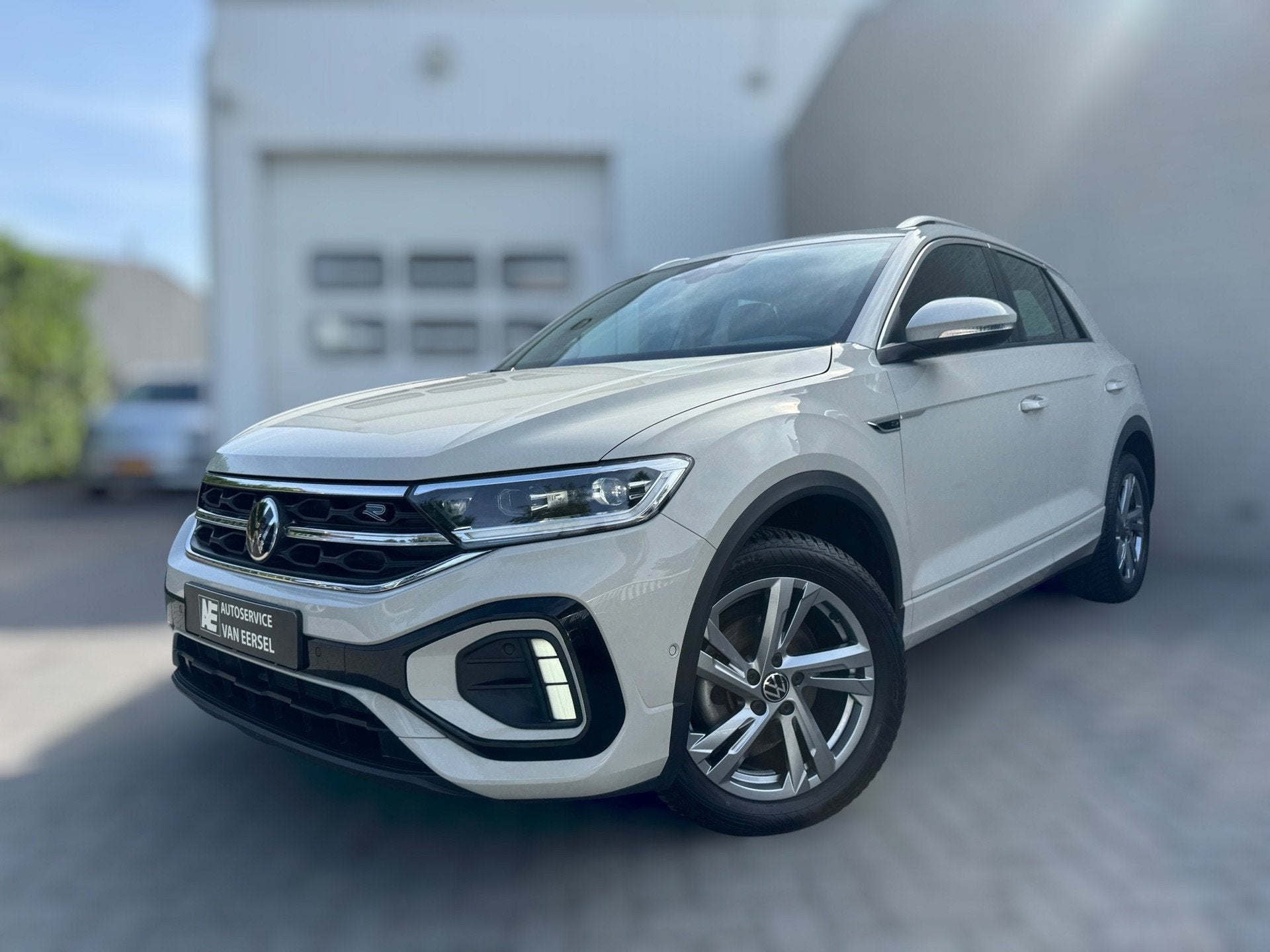 Volkswagen T-Roc 1.0 TSI R-Line Ascot Grey / IQ-light / Carp, Stof, Gebruikt, Zwart, 1204 kg